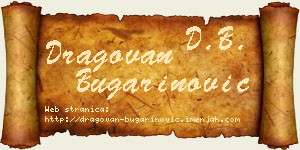 Dragovan Bugarinović vizit kartica